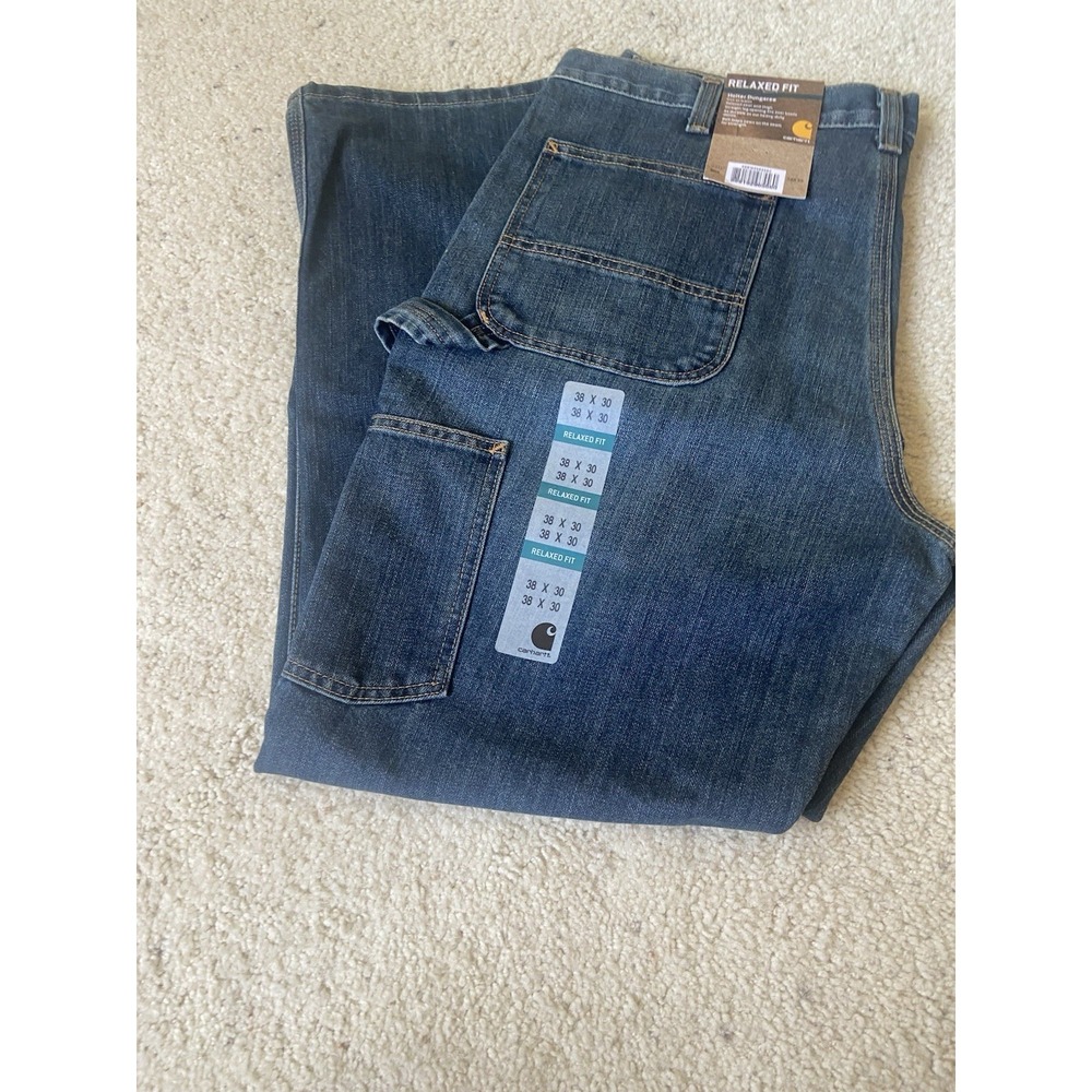 Men's Carhartt Holter Dungaree Relaxed‎ Fit Brand New Jeans-Size 38X30-NWT